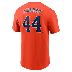Yordan Alvarez Houston Astros Fuse Name & Number T-Shirt Orange