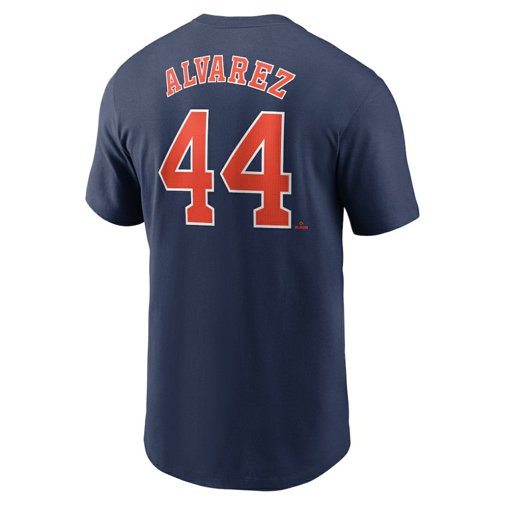 Yordan Alvarez Houston Astros Fuse Name & Number T-Shirt Navy