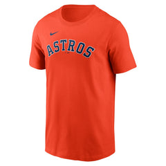 Jose Altuve Houston Astros Fuse Name & Number T-Shirt Orange