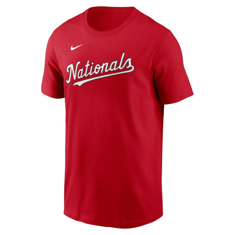 Lane Thomas Washington Nationals Fuse Name & Number T-Shirt Red