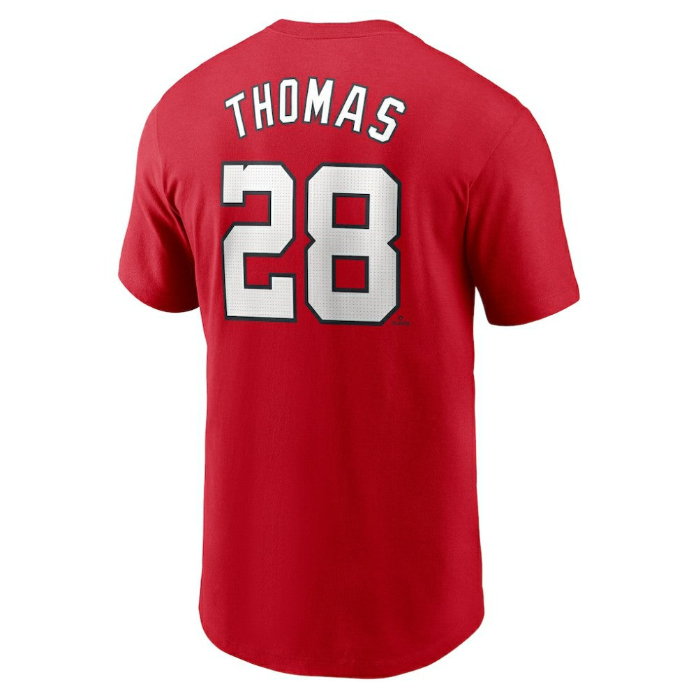 Lane Thomas Washington Nationals Fuse Name & Number T-Shirt Red