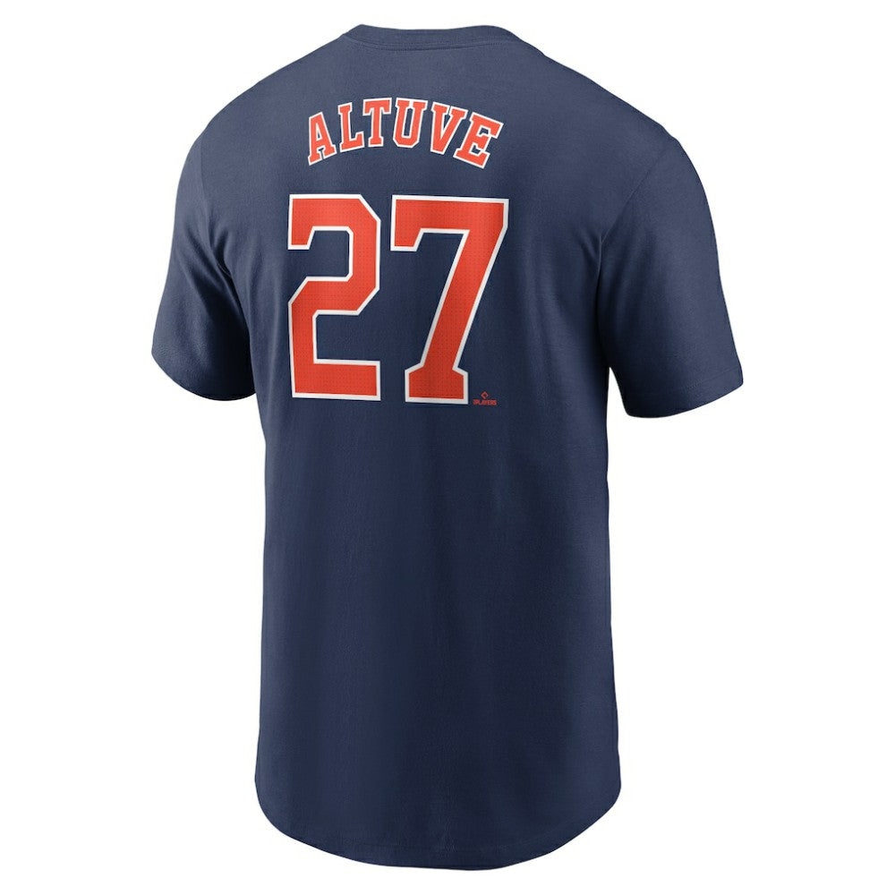 Jose Altuve Houston Astros Fuse Name & Number T-Shirt Navy
