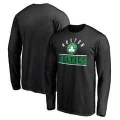 Boston Celtics Team Arch Knockout Long Sleeve T-Shirt - Black shop