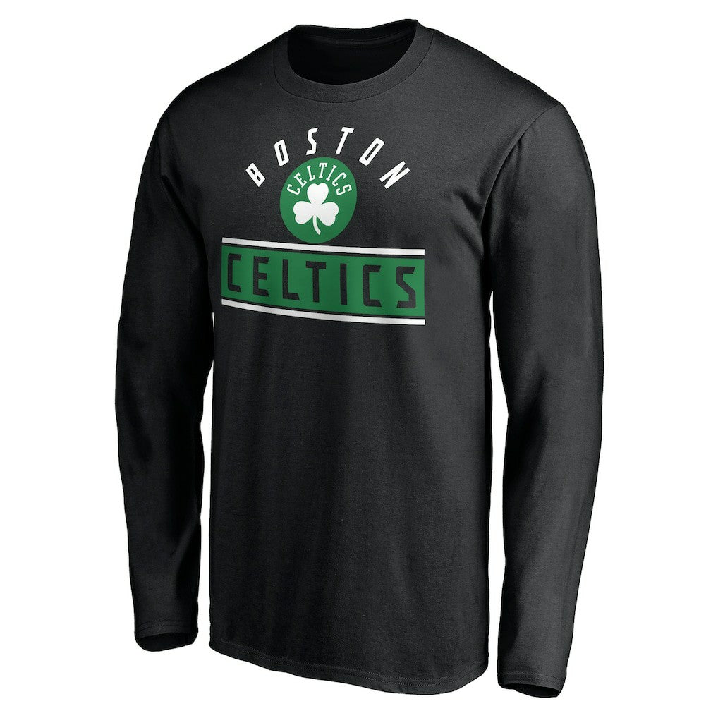Boston Celtics Team Arch Knockout Long Sleeve T-Shirt - Black shop