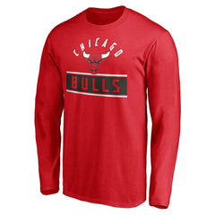 Chicago Bulls Team Arch Knockout Long Sleeve T-Shirt sale - Red cheap