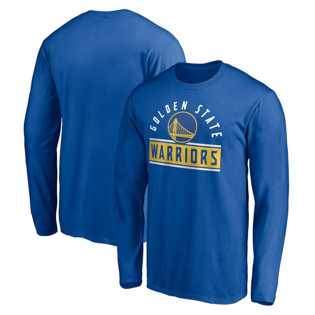 Golden State Warriors Team Arch Knockout Long Sleeve T-Shirt sale - Royal on sale