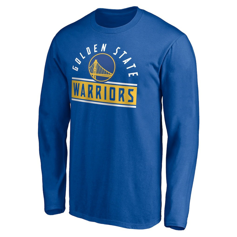 Golden State Warriors Team Arch Knockout Long Sleeve T-Shirt sale - Royal on sale