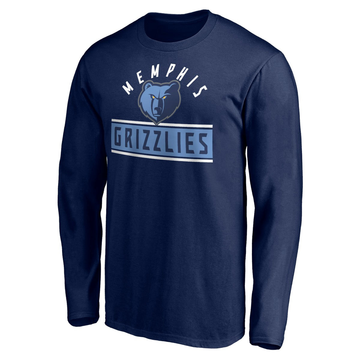 Memphis Grizzlies Team Arch Knockout Long Sleeve T-Shirt - Navy sale