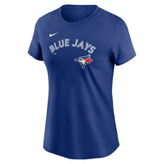 Vladimir Guerrero Jr. Toronto Blue Jays Women's Cooperstown Collection Fuse Name & Number T-Shirt Royal