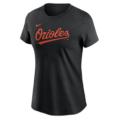Adley Rutschman Baltimore Orioles Women's Cooperstown Collection Fuse Name & Number T-Shirt Black