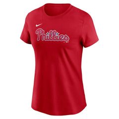 J.T. Realmuto Philadelphia Phillies Women's Cooperstown Collection Fuse Name & Number T-Shirt Red