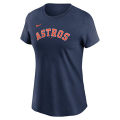 Yordan Alvarez Houston Astros Women's Cooperstown Collection Fuse Name & Number T-Shirt Navy