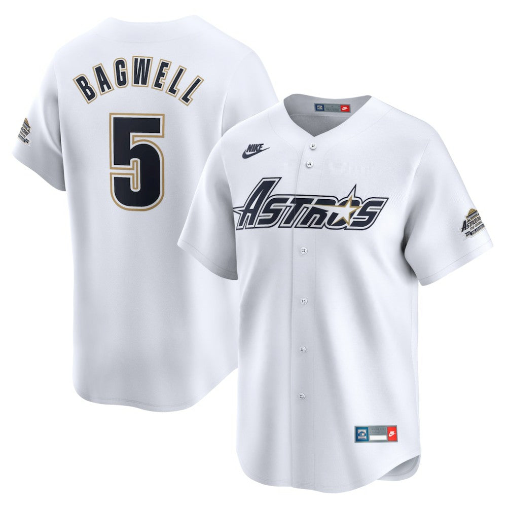 Jeff Bagwell Houston Astros Throwback Cooperstown Collection Limited Jersey White