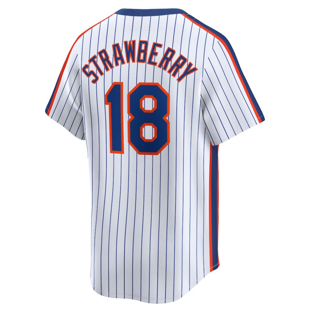 Darryl Strawberry New York Mets Throwback Cooperstown Limited Jersey Navy