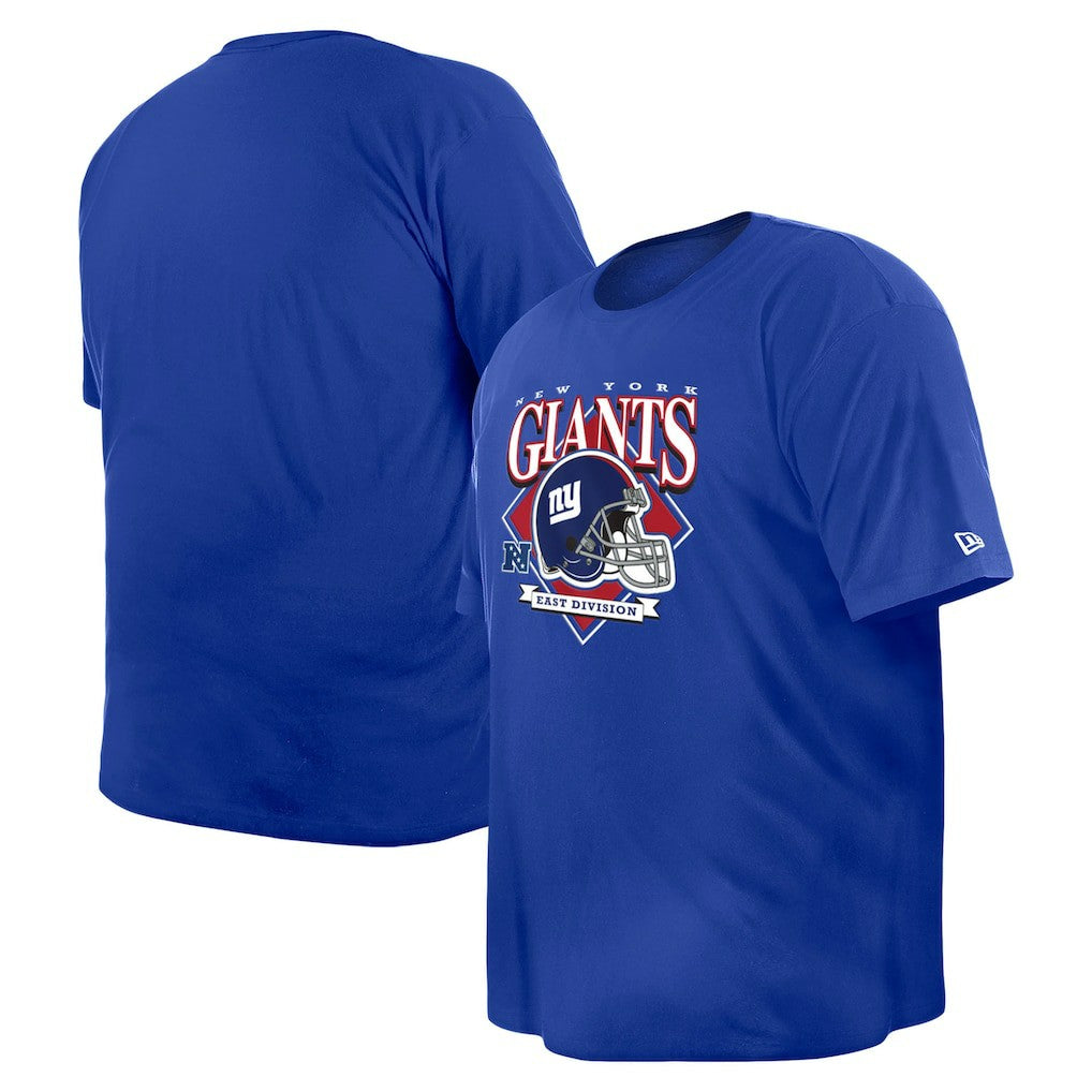 New York Giants New Era Big & Tall Helmet Historic Mark T-Shirt - Royal sale