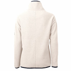 Kansas City Royals Cutter & Buck Women's City Connect Cascade Eco Sherpa Fleece Half-Zip Pullover Jacket Oatmeal