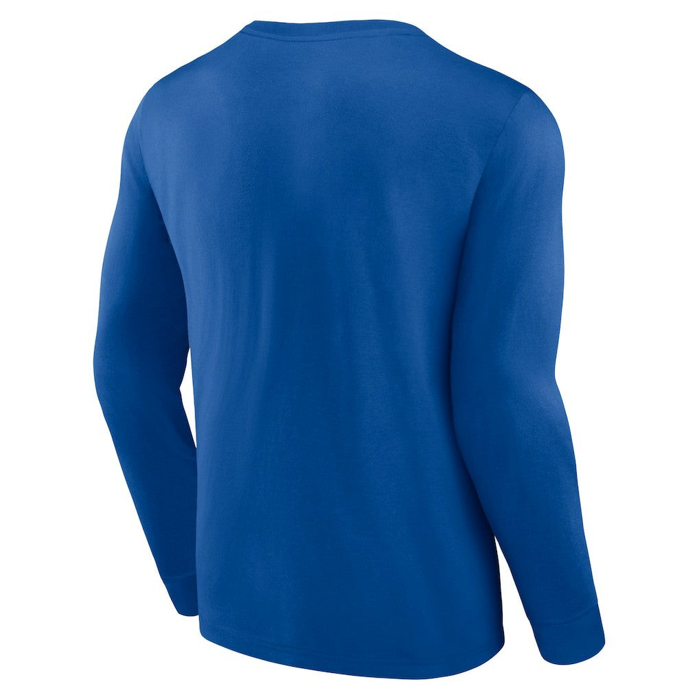 Philadelphia 76ers Baseline Long Sleeve T-Shirt - Royal outlet