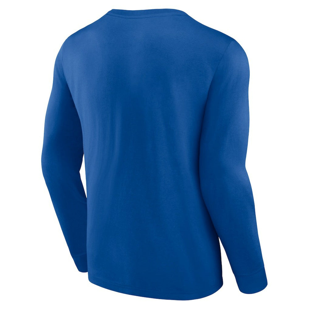 Philadelphia 76ers Baseline Long Sleeve T-Shirt - Royal outlet