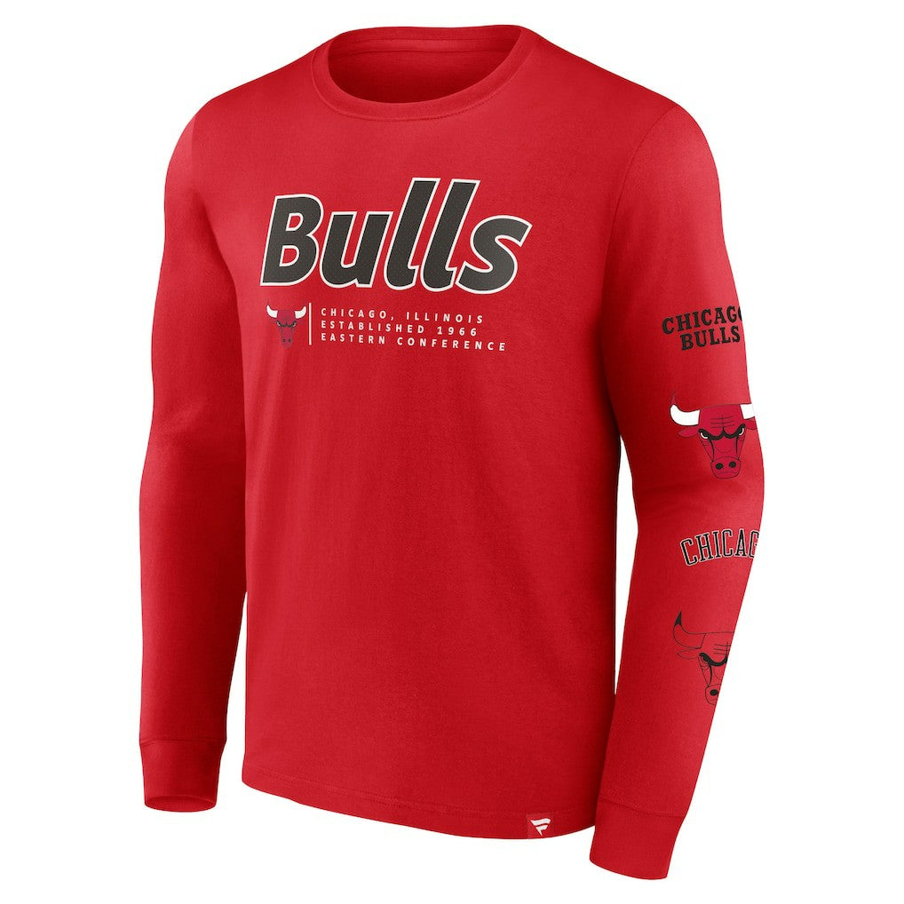 Chicago Bulls Baseline Long Sleeve T-Shirt sale - Red sale