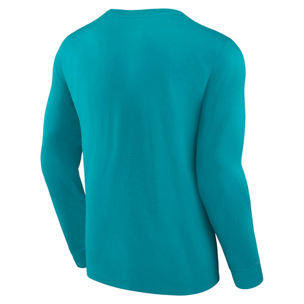Charlotte Hornets Baseline Long Sleeve T-Shirt - Teal discount
