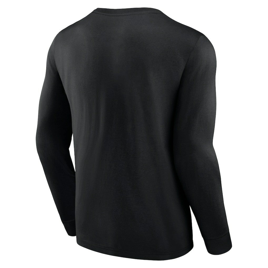 Brooklyn Nets Baseline Long Sleeve T-Shirt - Black discount