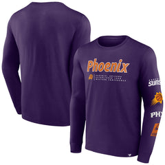 Phoenix Suns Baseline Long Sleeve T-Shirt - Purple online
