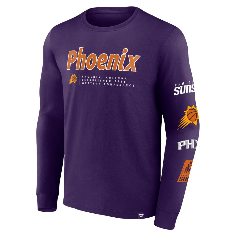 Phoenix Suns Baseline Long Sleeve T-Shirt - Purple online