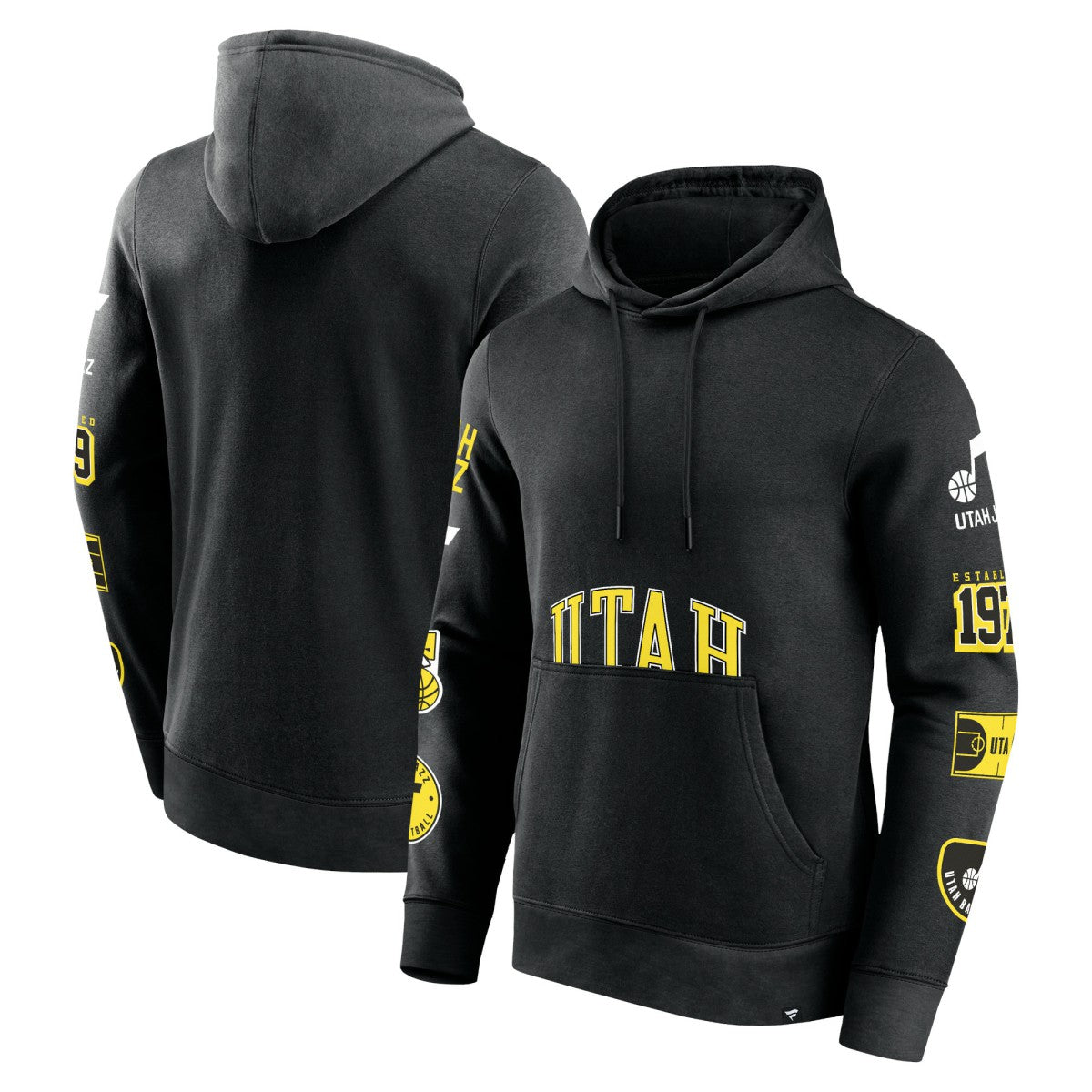 Utah Jazz Home Court Pullover Hoodie - Black on sale