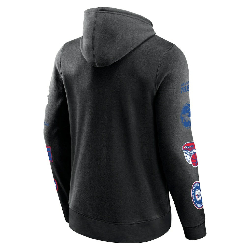 Philadelphia 76ers Home Court Pullover Hoodie - Black online