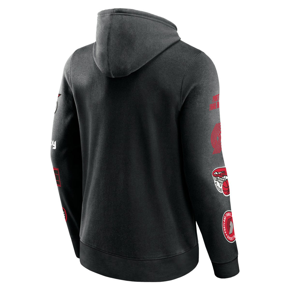 Portland Trail Blazers Home Court Pullover Hoodie - Black cheap