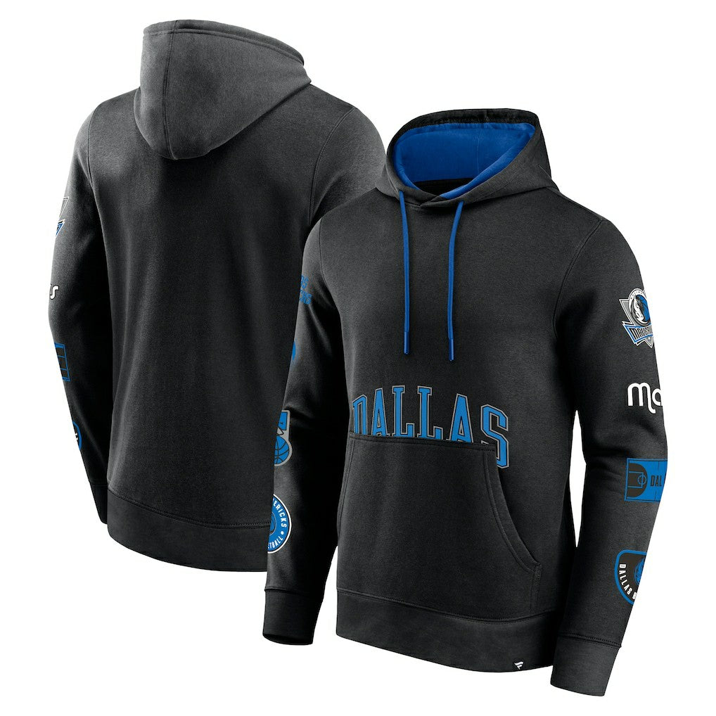 Dallas Mavericks Home Court Pullover Hoodie sale - Black shop