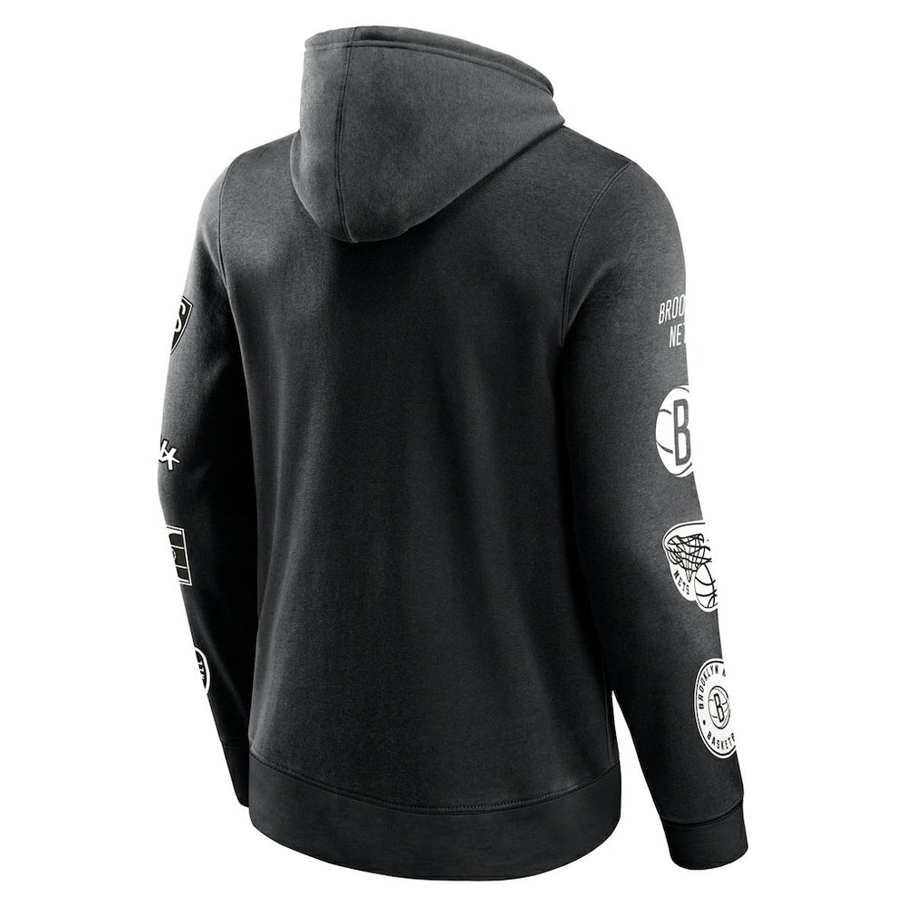 Brooklyn Nets Home Court Pullover Hoodie - Black shop