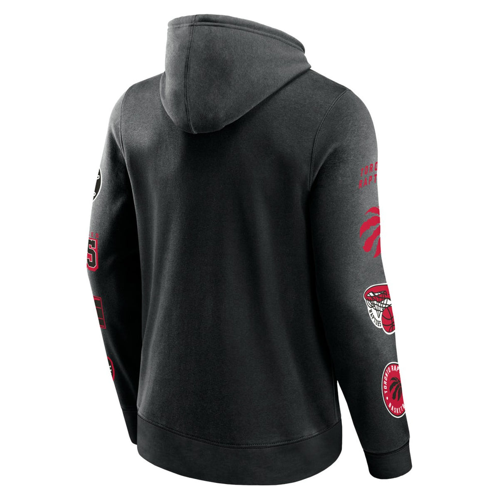 Toronto Raptors Home Court Pullover Hoodie - Black on sale