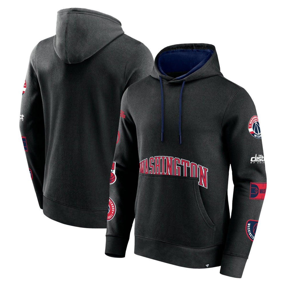 Washington Wizards Home Court Pullover Hoodie - Black cheap