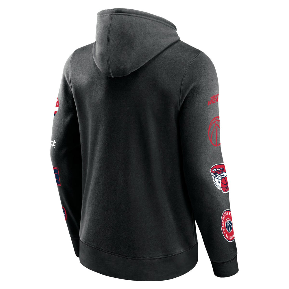Washington Wizards Home Court Pullover Hoodie - Black cheap