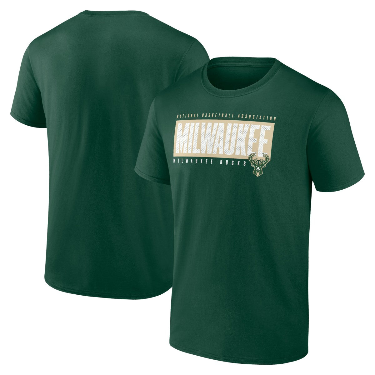 Milwaukee Bucks Box Out T-Shirt - Hunter Green discount