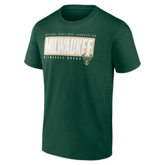 Milwaukee Bucks Box Out T-Shirt - Hunter Green discount