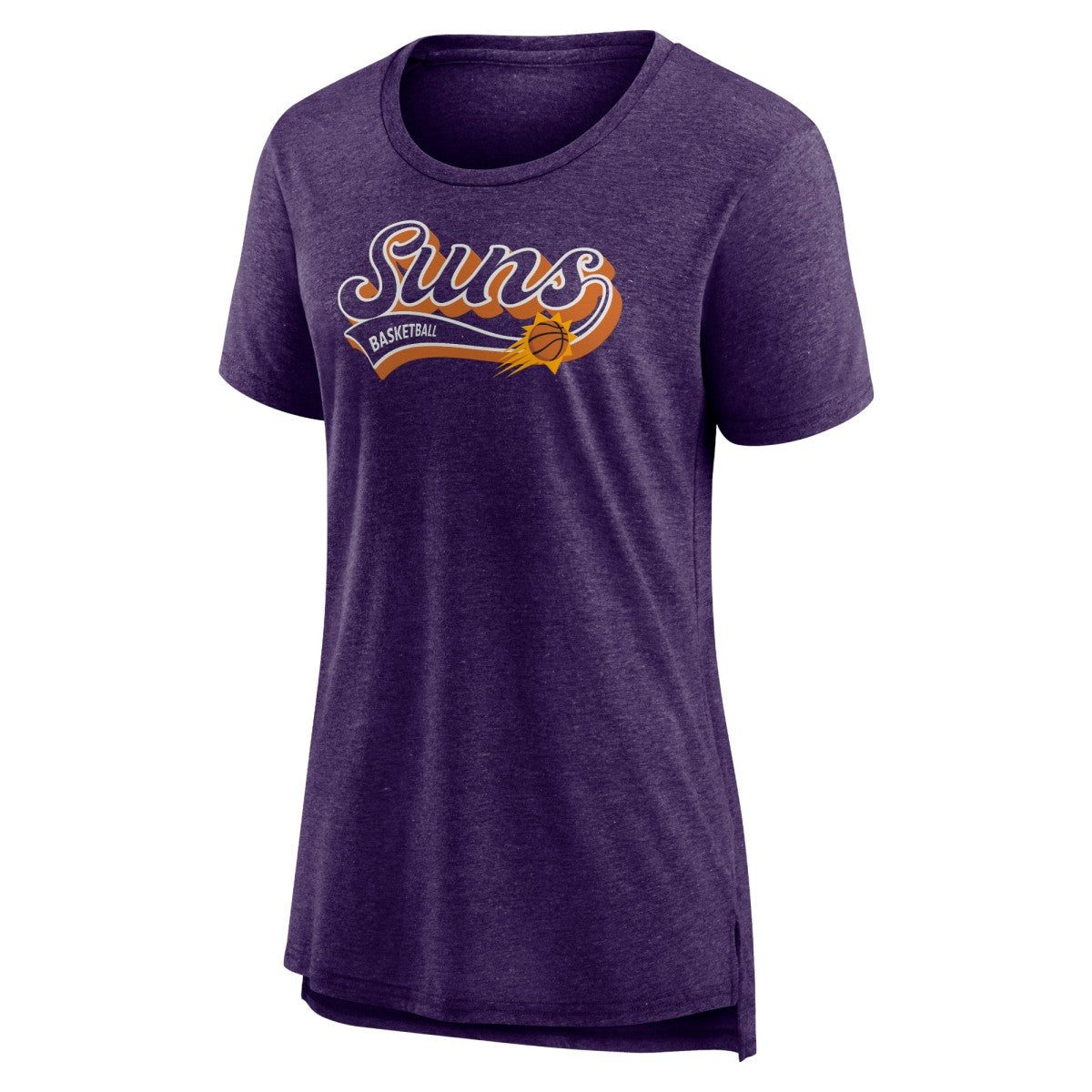 Phoenix Suns Women's League Leader Tri-Blend T-Shirt - Heather Purple discount