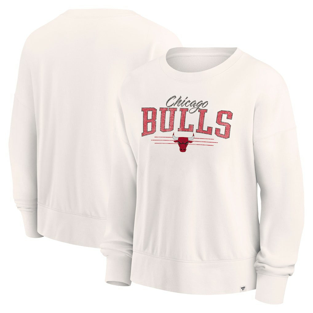 Chicago Bulls Women's Close the Game Pullover Sweatshirt - Cream cheap
