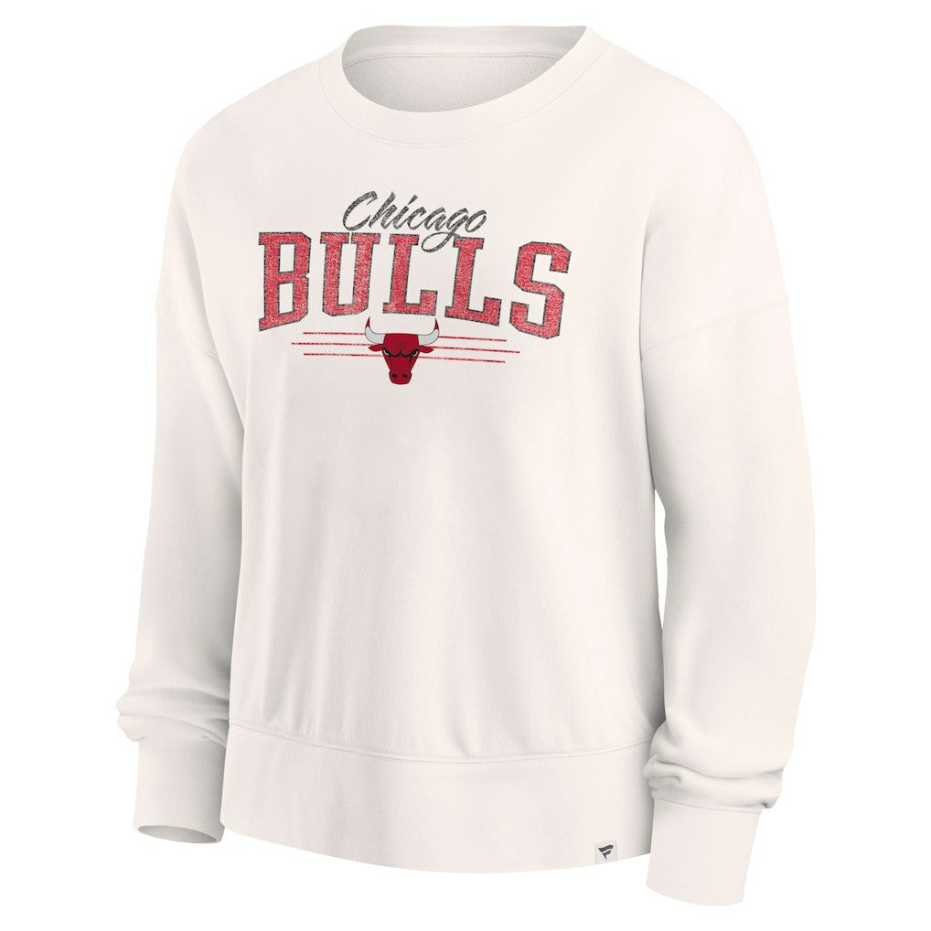 Chicago Bulls Women's Close the Game Pullover Sweatshirt - Cream cheap