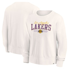 Los Angeles Lakers Women's Close the Game Pullover Sweatshirt - Cream sale