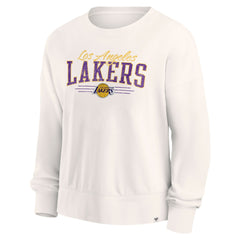 Los Angeles Lakers Women's Close the Game Pullover Sweatshirt - Cream sale