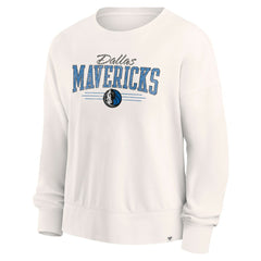 Dallas Mavericks Women's Close the Game Pullover Sweatshirt sale - Cream on sale