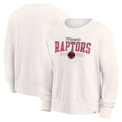 Toronto Raptors Women's Close the Game Pullover Sweatshirt - Cream cheap