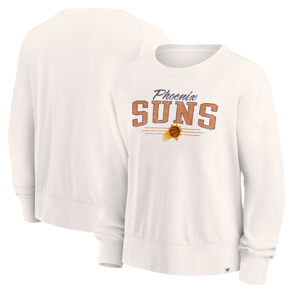 Phoenix Suns Women's Close the Game Pullover Sweatshirt - Cream discount
