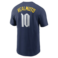 J.T. Realmuto Philadelphia Phillies 2024 City Connect Fuse Player Name & Number T-Shirt Navy