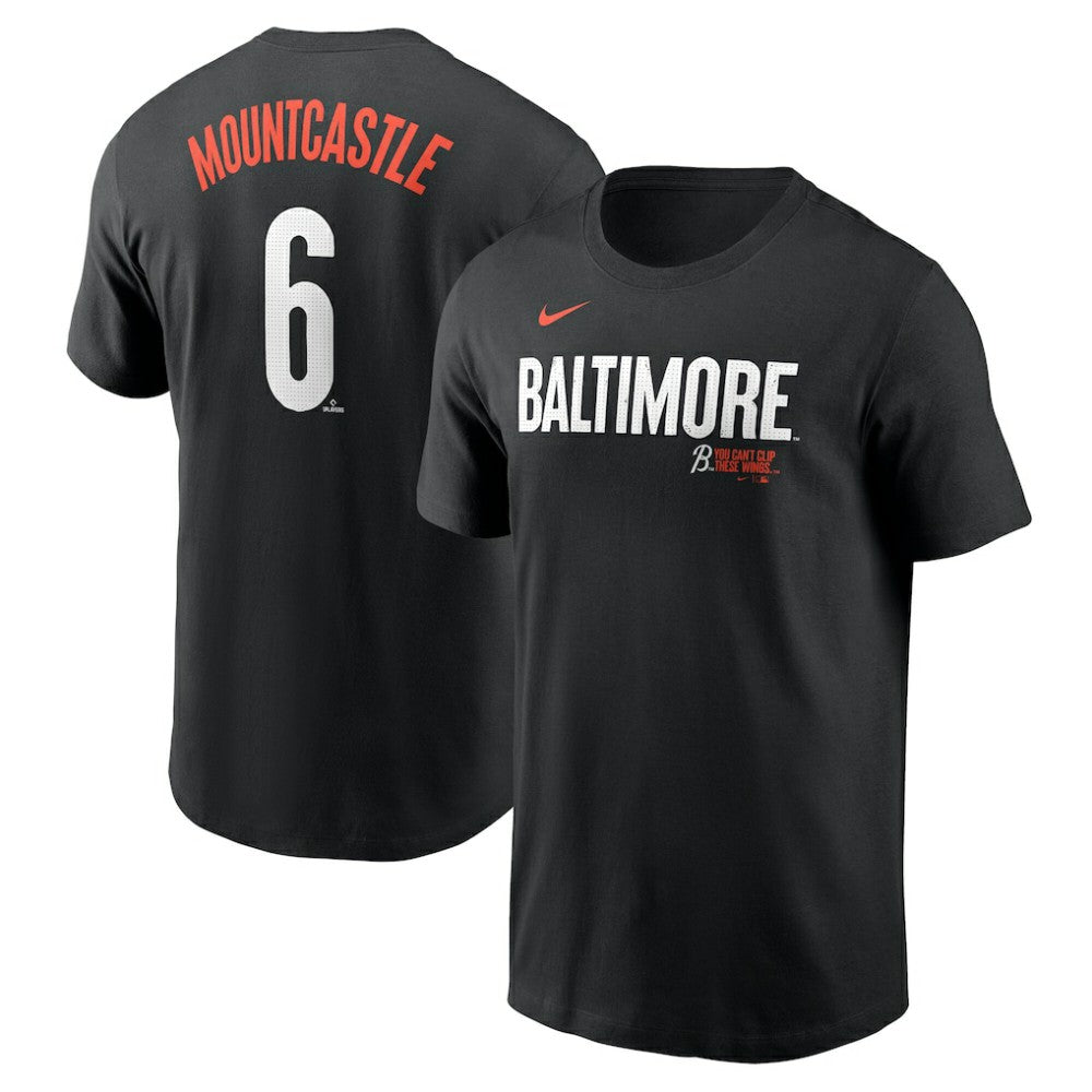 Ryan Mountcastle Baltimore Orioles City Connect Fuse Name & Number T-Shirt Black