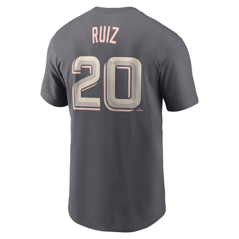 Keibert Ruiz Washington Nationals City Connect Fuse Name & Number T-Shirt Gray