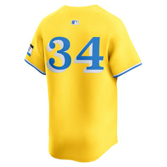 David Ortiz Boston Red Sox City Connect Retired Player Jersey Gold