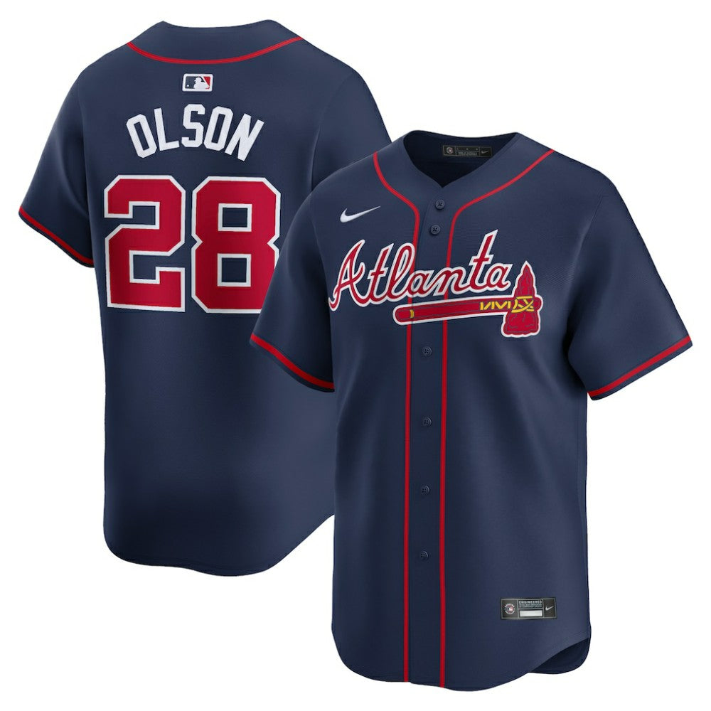 Matt Olson Atlanta Braves Alternate Limited Player Jersey - Navy